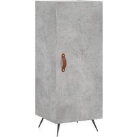Berkfield Home Sideboard Concrete Grey 34.5x34x90 cm Engineered Wood