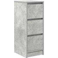 Berkfield Home Sideboard Concrete Grey 29.5x34x76 cm Engineered Wood