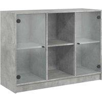 Berkfield Home Sideboard Concrete Grey 102x37x75.5 cm Engineered Wood
