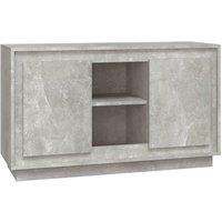 Berkfield Home Sideboard Concrete Grey 102x35x60 cm Engineered Wood | Size: 102 x 35 x 60 cm