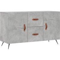 Berkfield Home Sideboard Concrete Grey 100x36x60 cm Engineered Wood | Size: 100 x 36 x 60 cm