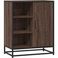 Berkfield Home Sideboard Brown Oak 62x35x76 cm Engineered Wood | Size: 62 x 35 x 76 cm