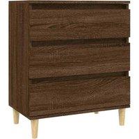 Berkfield Home Sideboard Brown Oak 60x35x70 cm Engineered Wood | Size: 60 x 35 x 70 cm