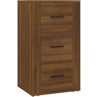 Berkfield Home Sideboard Brown Oak 40x33x70 cm Engineered Wood | Size: 40 x 33 x 70 cm