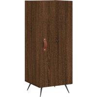 Berkfield Home Sideboard Brown Oak 34.5x34x90 cm Engineered Wood