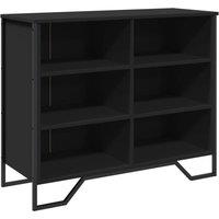 Berkfield Home Sideboard Black 91x35.5x74.5 cm Engineered Wood