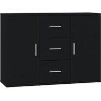 Berkfield Home Sideboard Black 91x29.5x65 cm Engineered Wood