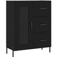 Berkfield Home Sideboard Black 69.5x34x90 cm Engineered Wood