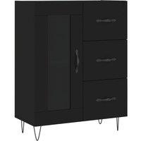 Berkfield Home Sideboard Black 69.5x34x90 cm Engineered Wood