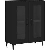 Berkfield Home Sideboard Black 69.5x34x90 cm Engineered Wood