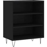 Berkfield Home Sideboard Black 57x35x70 cm Engineered Wood | Size: 57 x 35 x 70 cm