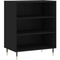 Berkfield Home Sideboard Black 57x35x70 cm Engineered Wood | Size: 57 x 35 x 70 cm