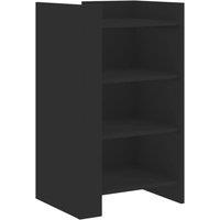 Berkfield Home Sideboard Black 45x35x75 cm Engineered Wood | Size: 45 x 35 x 75 cm