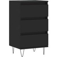 Berkfield Home Sideboard Black 40x35x70 cm Engineered Wood | Size: 40 x 35 x 70 cm
