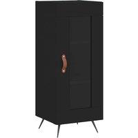Berkfield Home Sideboard Black 34.5x34x90 cm Engineered Wood