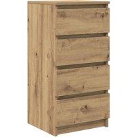 Berkfield Home Sideboard Artisan Oak 37.5x35x76 cm Engineered Wood in Brown