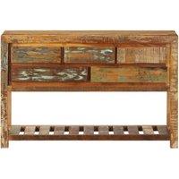 Berkfield Home Sideboard 120x30x75 cm Solid Reclaimed Wood | Size: 120 x 30 x 75 cm