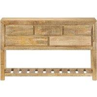 Berkfield Home Sideboard 120x30x75 cm Solid Mango Wood in Brown | Size: 120 x 30 x 75 cm