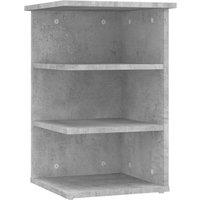 Berkfield Home Side Cabinet Concrete Grey 35x35x55 cm Engineered Wood | Size: 35 x 35 x 55 cm