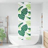 Berkfield Home Shower Roller Blind with Cassette 80x240 cm Fabric Width 76 cm in Green