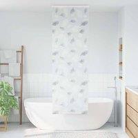 Berkfield Home Shower Roller Blind with Cassette 80x240 cm Fabric Width 76 cm in Grey