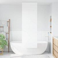 Berkfield Home Shower Roller Blind with Cassette 70x240 cm Fabric Width 66 cm in White