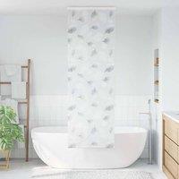 Berkfield Home Shower Roller Blind with Cassette 60x240 cm Fabric Width 56 cm in Grey