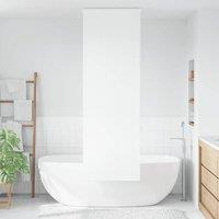 Berkfield Home Shower Roller Blind with Cassette 60x240 cm Fabric Width 56 cm in White