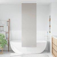 Berkfield Home Shower Roller Blind with Cassette 60x240 cm Fabric Width 56 cm in Grey