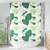 Berkfield Home Shower Roller Blind with Cassette 160x240 cm Fabric Width 156 cm in Green
