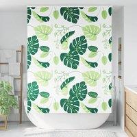 Berkfield Home Shower Roller Blind with Cassette 150x240 cm Fabric Width 146 cm in Green