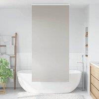 Berkfield Home Shower Roller Blind with Cassette 110x240 cm Fabric Width 106 cm in Grey