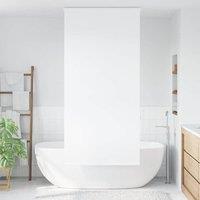 Berkfield Home Shower Roller Blind with Cassette 110x240 cm Fabric Width 106 cm in White