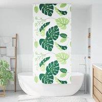 Berkfield Home Shower Roller Blind 90x240 cm Fabric Width 86 cm in Green