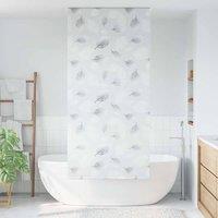 Berkfield Home Shower Roller Blind 90x240 cm Fabric Width 86 cm in Grey
