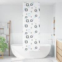 Berkfield Home Shower Roller Blind 80x240 cm Fabric Width 76 cm in White
