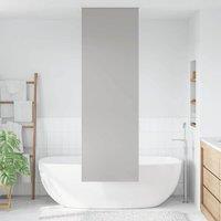 Berkfield Home Shower Roller Blind 80x240 cm Fabric Width 76 cm in Grey