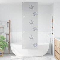 Berkfield Home Shower Roller Blind 70x240 cm Fabric Width 66 cm in Grey