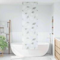 Berkfield Home Shower Roller Blind 60x240 cm Fabric Width 56 cm in Grey