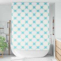 Berkfield Home Shower Roller Blind 160x240 cm Fabric Width 156 cm in Blue