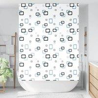 Berkfield Home Shower Roller Blind 160x240 cm Fabric Width 156 cm in White