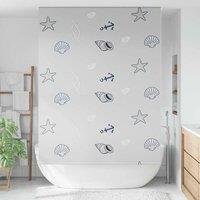 Berkfield Home Shower Roller Blind 160x240 cm Fabric Width 156 cm in Grey