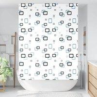 Berkfield Home Shower Roller Blind 150x240 cm Fabric Width 146 cm in White