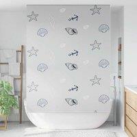 Berkfield Home Shower Roller Blind 150x240 cm Fabric Width 146 cm in Grey