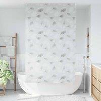 Berkfield Home Shower Roller Blind 140x240 cm Fabric Width 136 cm in Grey
