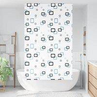 Berkfield Home Shower Roller Blind 120x240 cm Fabric Width 116 cm in White
