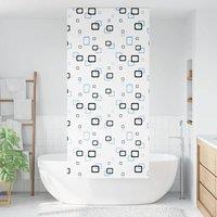 Berkfield Home Shower Roller Blind 100x240 cm Fabric Width 96 cm in White