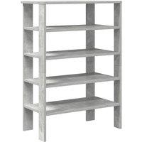 Berkfield Home Shoe Rack Concrete Grey 61x32x87.5 cm Engineered Wood
