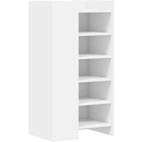 Berkfield Home Shoe Cabinet White 52x37.5x100 cm Engineered Wood