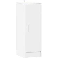 Berkfield Home Shoe Cabinet White 32x35x92 cm Engineered Wood | Size: 32 x 35 x 92 cm